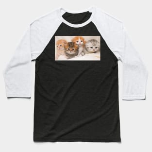 the 4 little cute cats Baseball T-Shirt